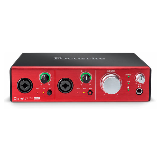 Focusrite Clarett 2Pre USB 10-in/4-out USB 2.0 Audio Interface