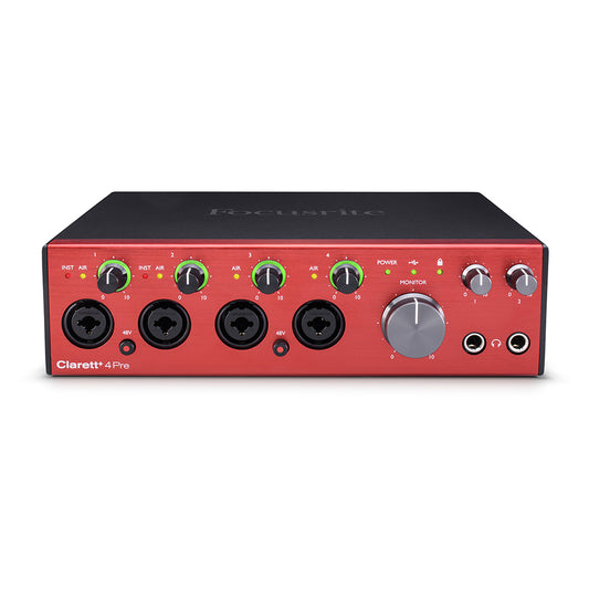 Focusrite Clarett 4Pre 18X8 Thunderbolt Interface