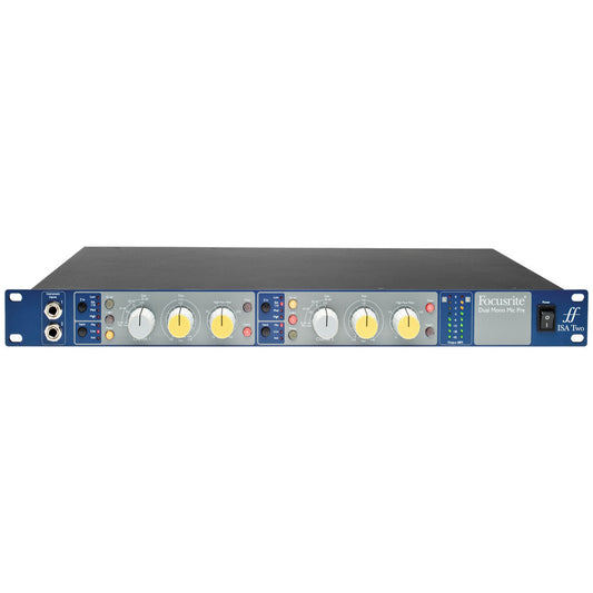 Focusrite ISA Two Dual Channel Pre-amp/DI 1U Rack mounting