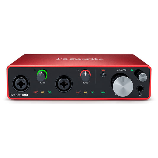 Focusrite Scarlett 4i4 (3rd Generation) USB Audio Interface