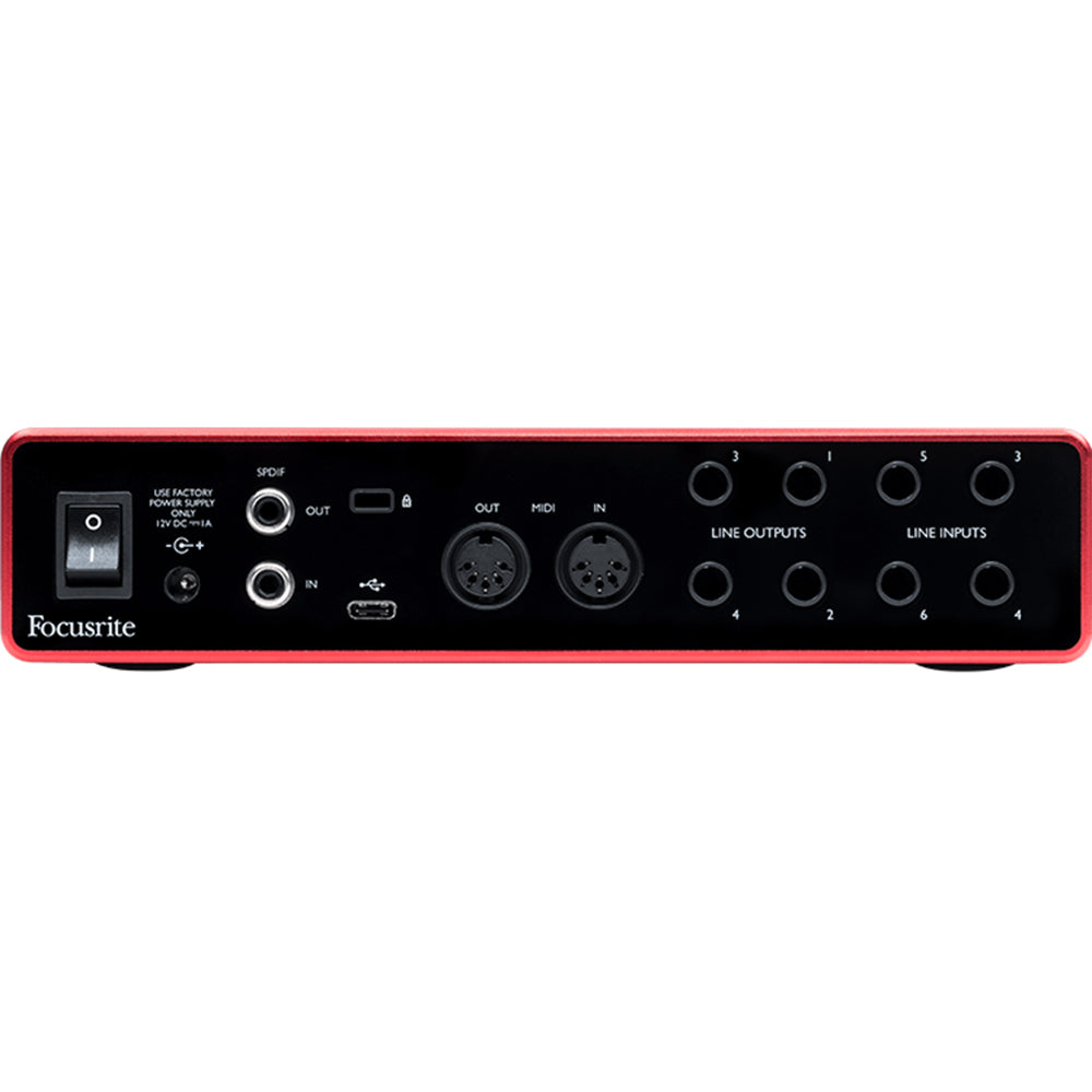 Focusrite Scarlett 8i6 (3rd Generation) USB Audio Interface