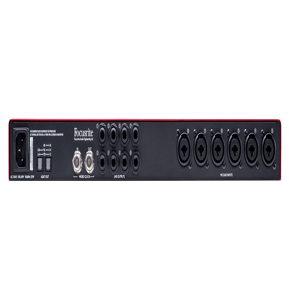Focusrite Scarlett Octopre Dynamic 8 Mic Pre with ADAT Connectivity Plus USB Analog Compression Audio Interface