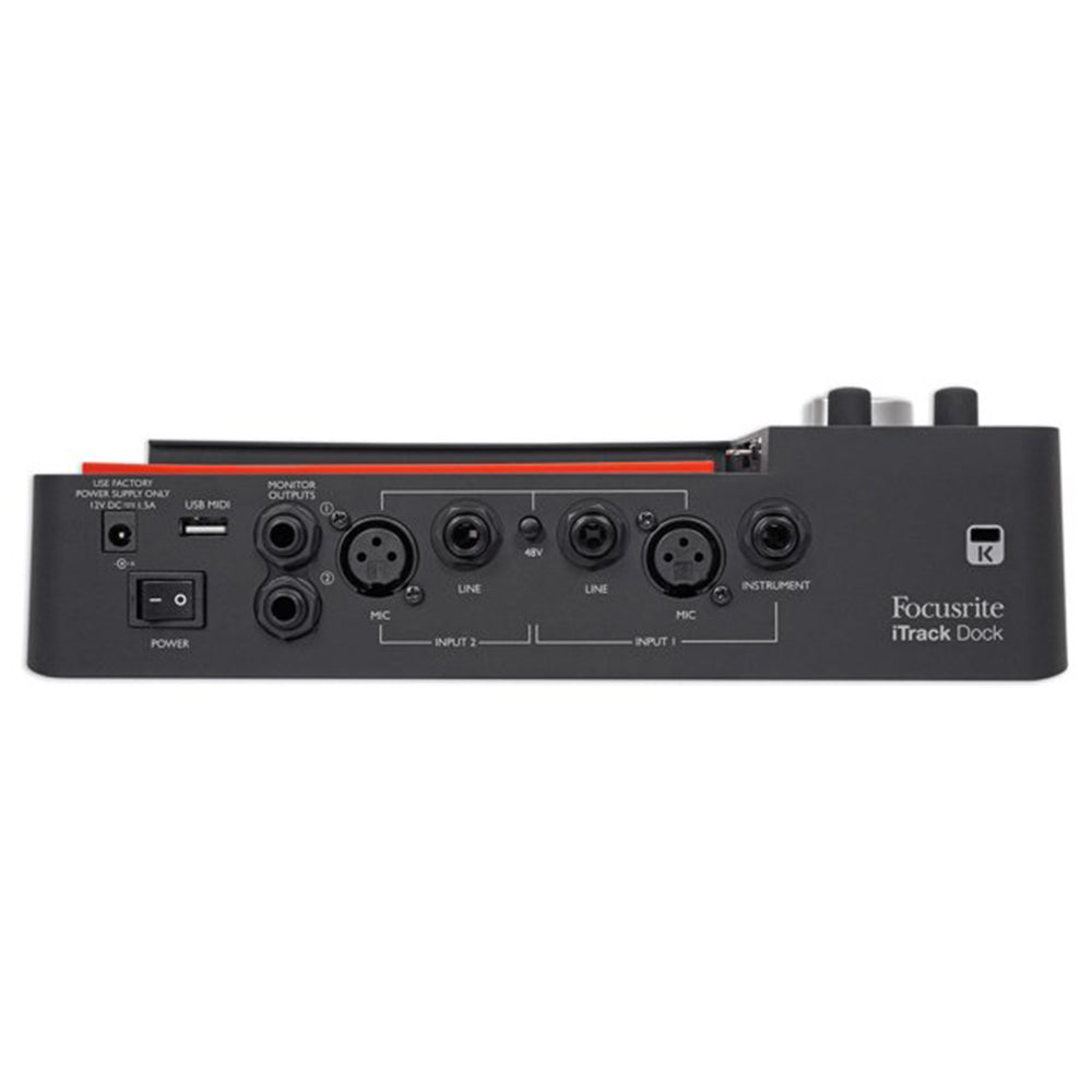 Focusrite iTrack Dock 2-channel iPad Recording Interface with Lightning Connector