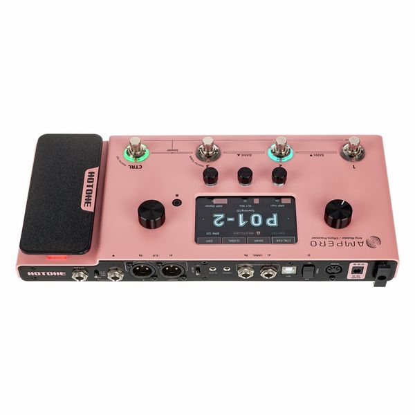 Hotone Limited Edition MP-100 Ampero Multieffects Pedal, Pink