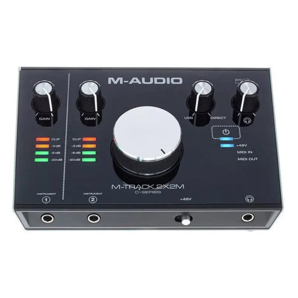 M-Audio M-Track 2X2M Two Simultaneous channel USB Interface with 24-bit/192kHz Resolution
