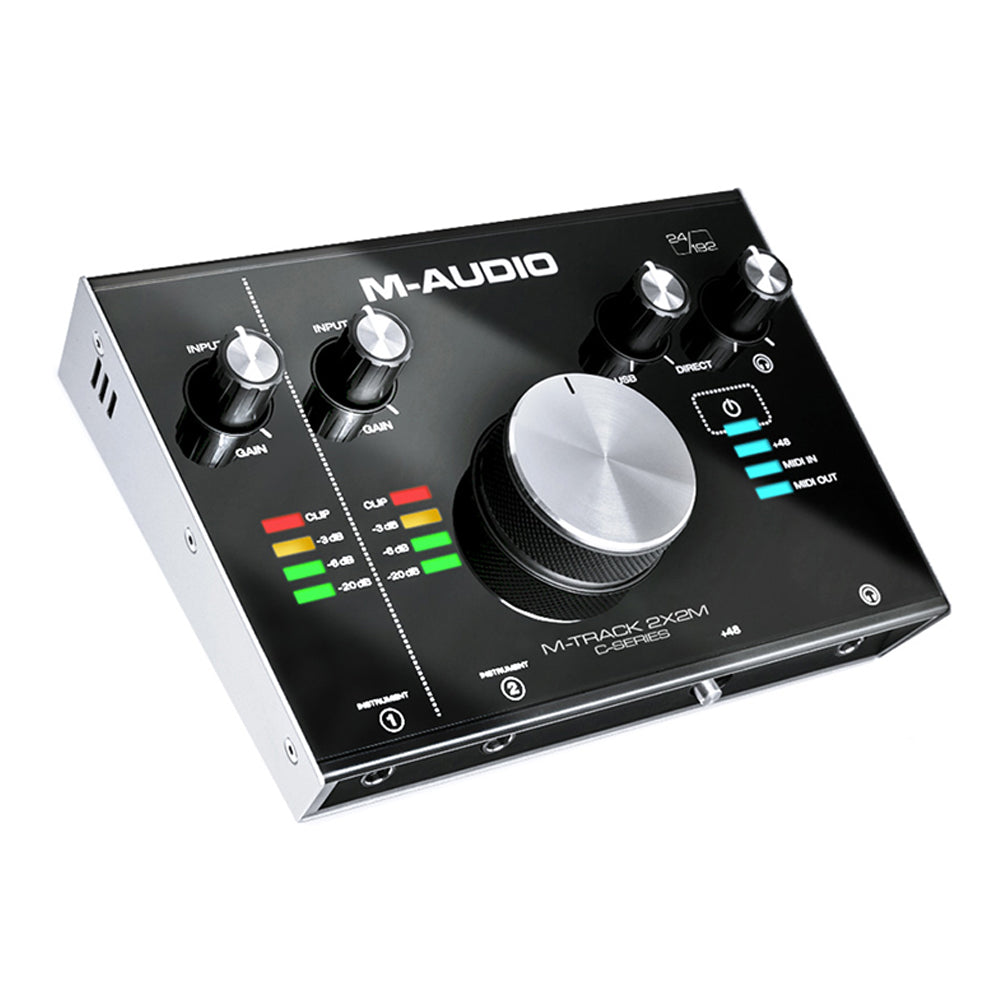 M-Audio M-Track 2X2M Two Simultaneous channel USB Interface with 24-bit/192kHz Resolution