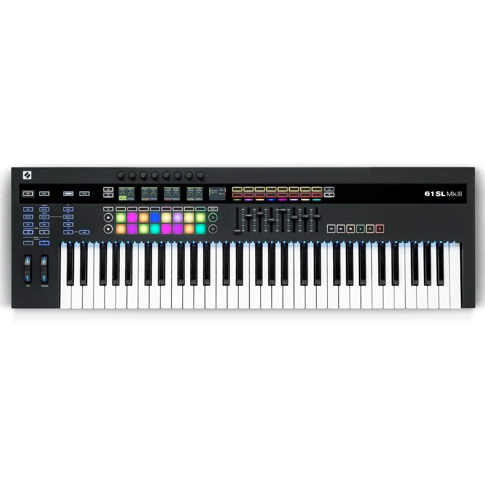 Novation 61SL MkIII 61-key Keyboard Controller with 8-track Sequencer