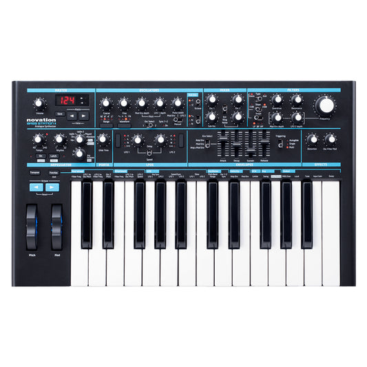 Novation Bass Station II Classic Analogue Bass Synth w/ Digital Control And USB Interface