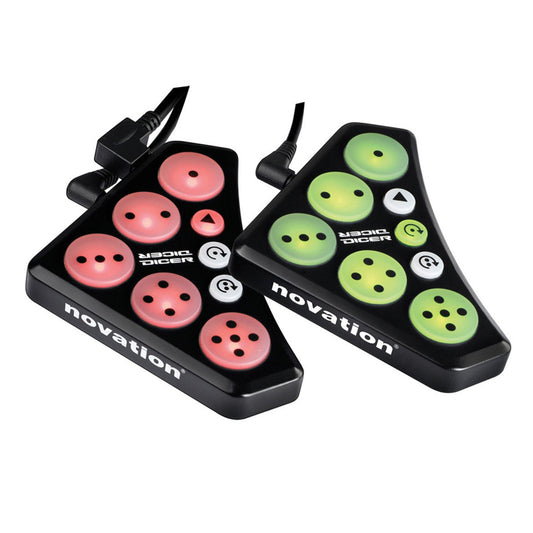 Novation Dicer-Dual Control DJ Controller For Serato Scratch Live And Traktor - Pack of 2