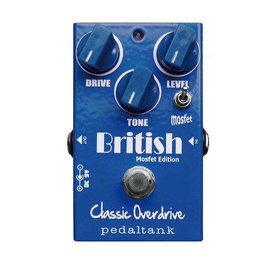 Pedaltank British Classic Overdrive Guitar Effect Pedal