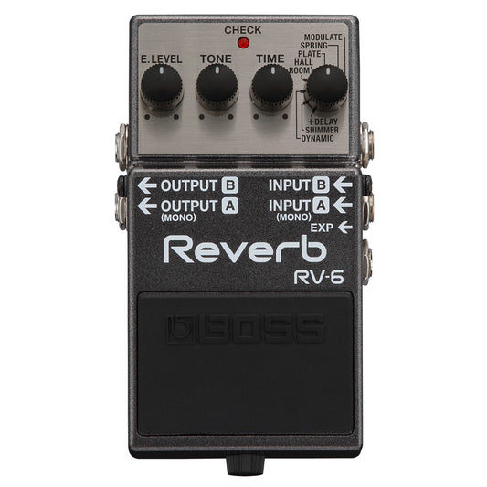 Boss RV-6 Digital Reverb Guitar Effects Pedal