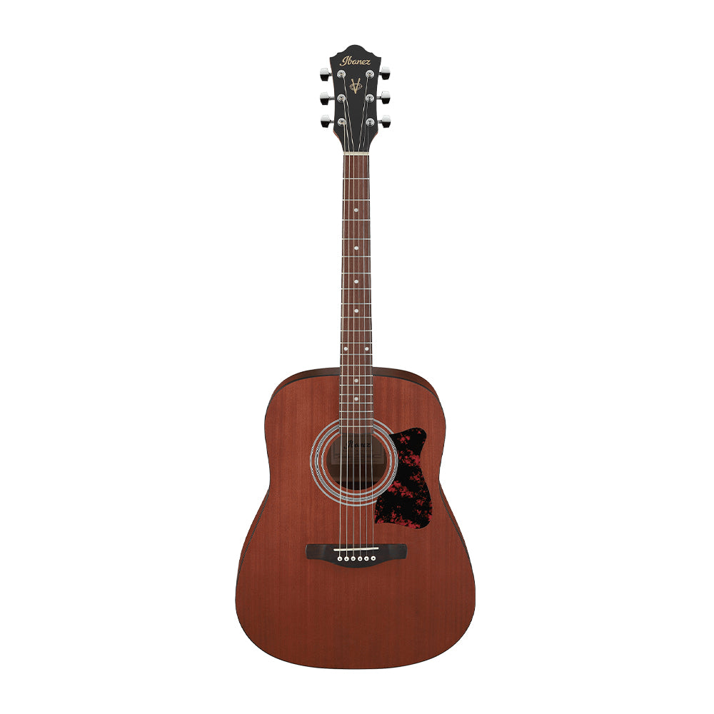 Ibanez V54NJP Acoustic Guitar, Open Pore Natural, Jampack  ( FREE Gig Bag, Chromatic Clip-on tune, Guitar strap, Accessory pouch and Guitar Picks)