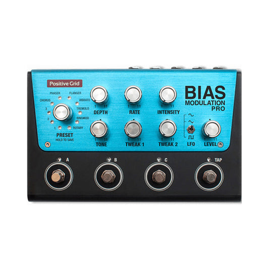 Positive Grid Bias Modulation Pro Tone Match Digital Modulation Pedal, 4 Buttons