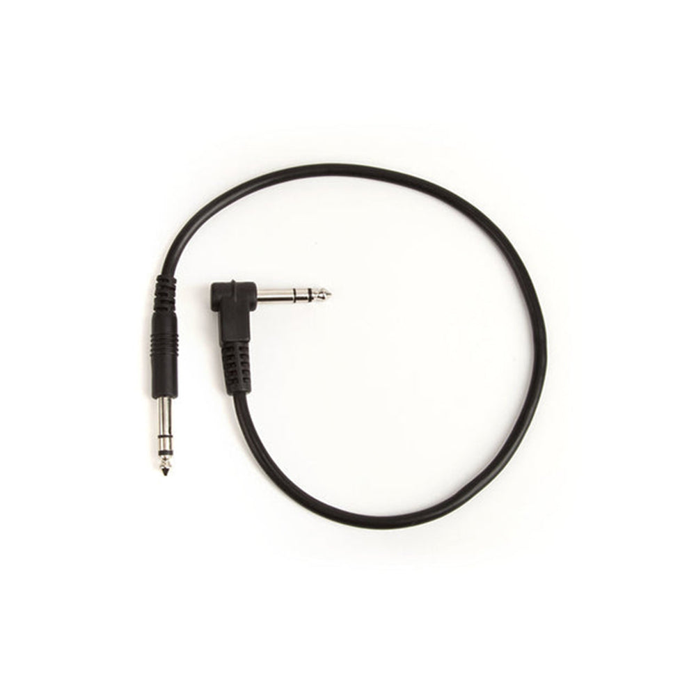 Strymon 1/4 TRS Male Straight to 1/4 TRS Male Right-Angle Cable, 1.5ft