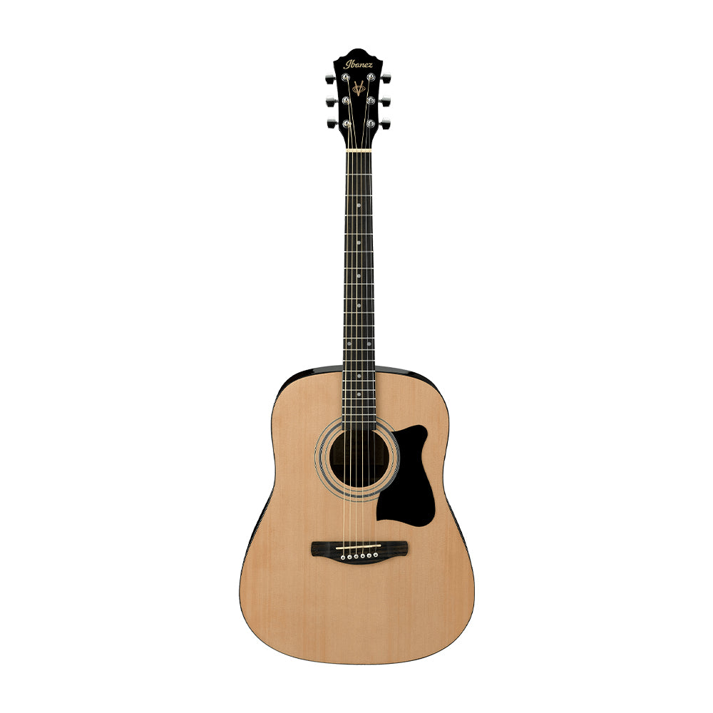 Ibanez V50NJP Acoustic Guitar Jampacks, Natural High Gloss, Jampack ( FREE Gig Bag, Chromatic Clip-on tune, Guitar strap, Accessory pouch and Guitar Picks)