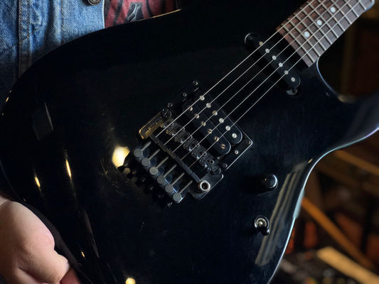 *SUPER RARE* 1980s FERNANDES STJ SH LIMITED EDITION REVERSE LAWSUIT HEADSTOCK MADE IN JAPAN