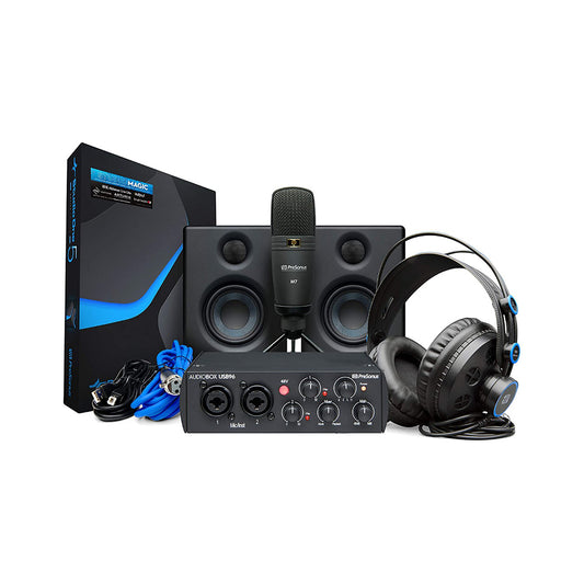 PreSonus AudioBox 96 Ultimate Hardware & Software Recording Bundle – 25th Anniversary Edition