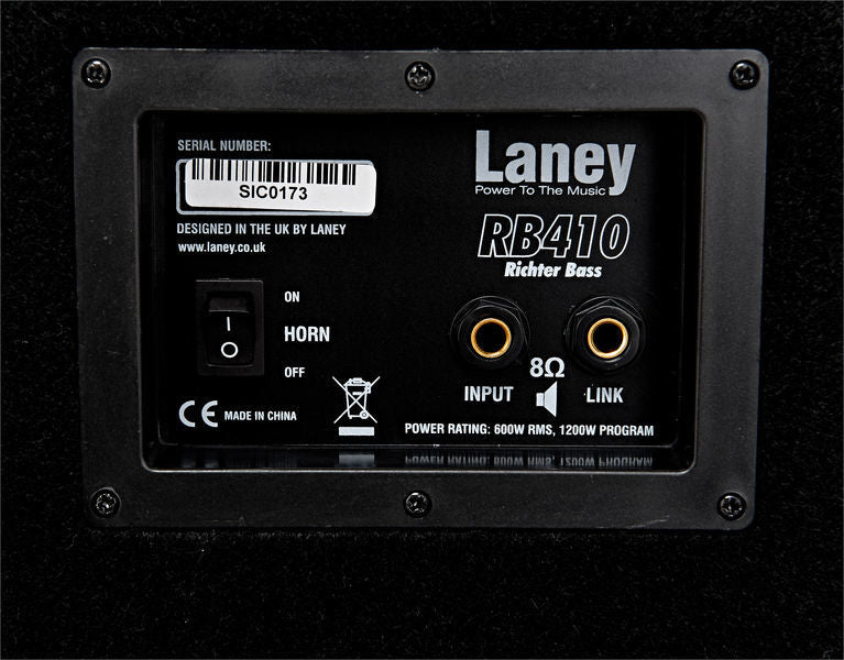 LANEY RB410 BASS AMPLIFIER CABINET