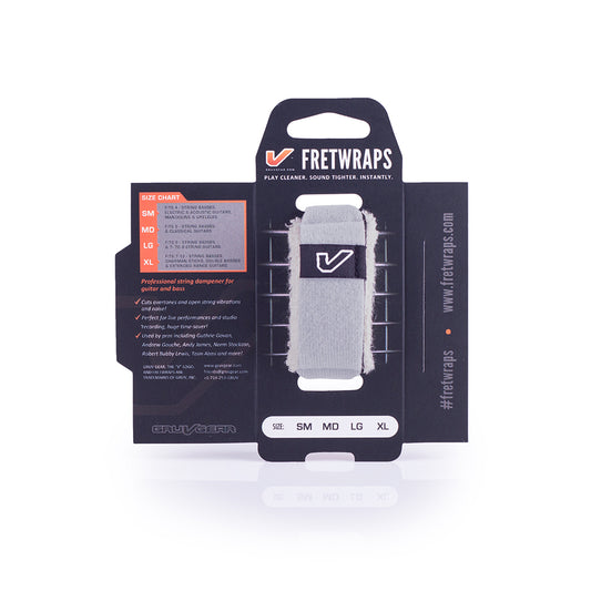 Gruv Gear Fretwraps™ String Muters (1-pack) Stone (White) SM