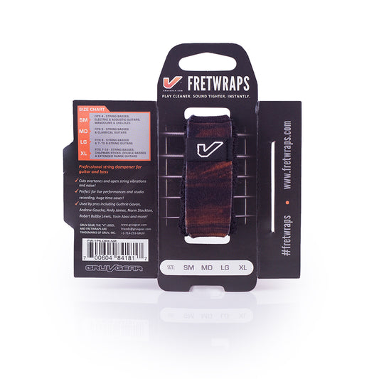 Gruv Gear Fretwraps™ String Muters (1-pack) Walnut SM